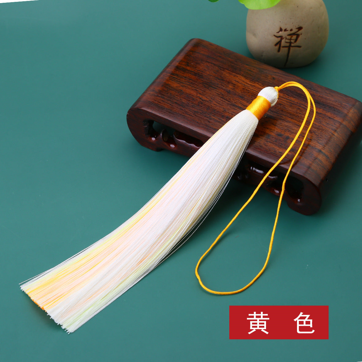 Wholesale Sandwich Two-color Tassel Pendant