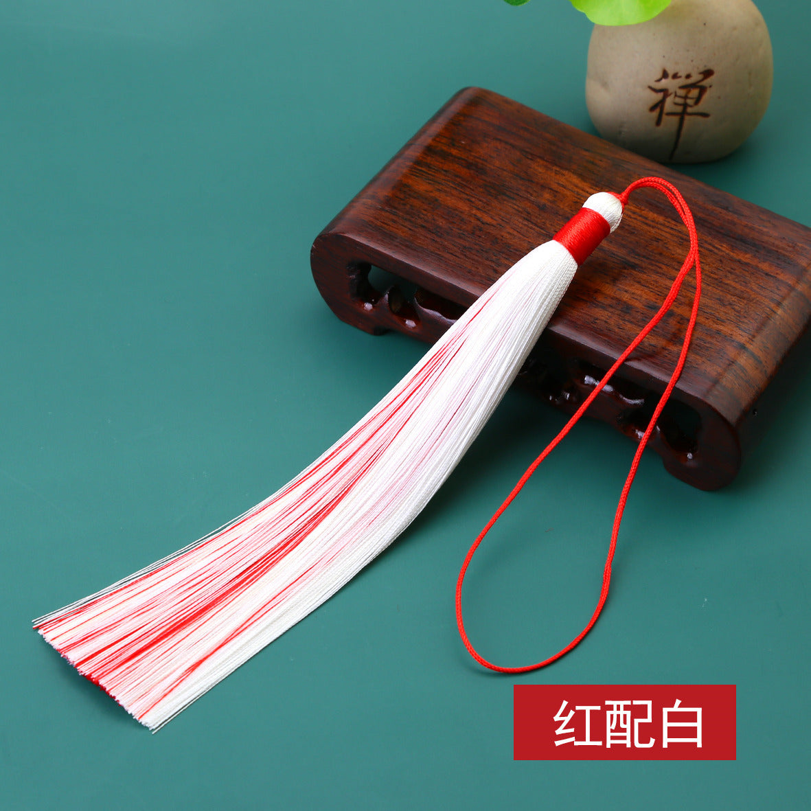 Wholesale Sandwich Two-color Tassel Pendant