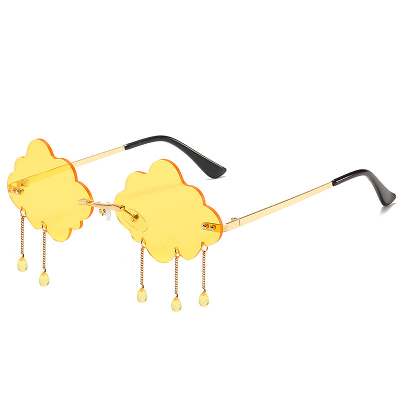 Wholesale Rain Clouds Fashion Exaggerated Glasses