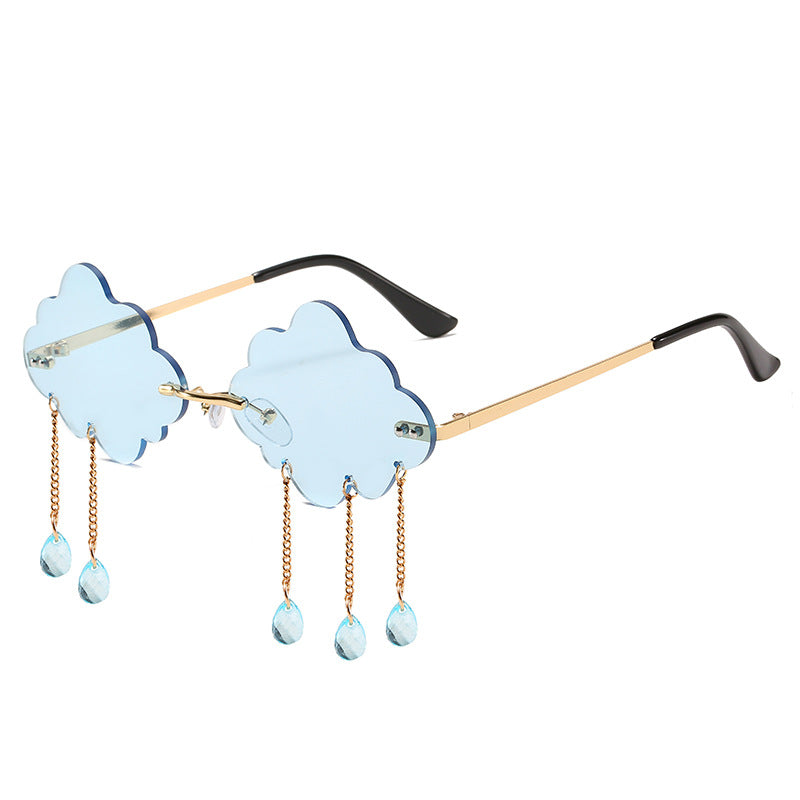 Wholesale Rain Clouds Fashion Exaggerated Glasses
