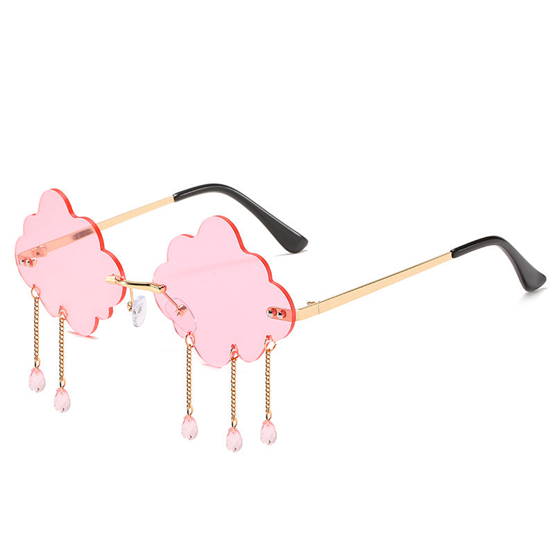 Wholesale Rain Clouds Fashion Exaggerated Glasses