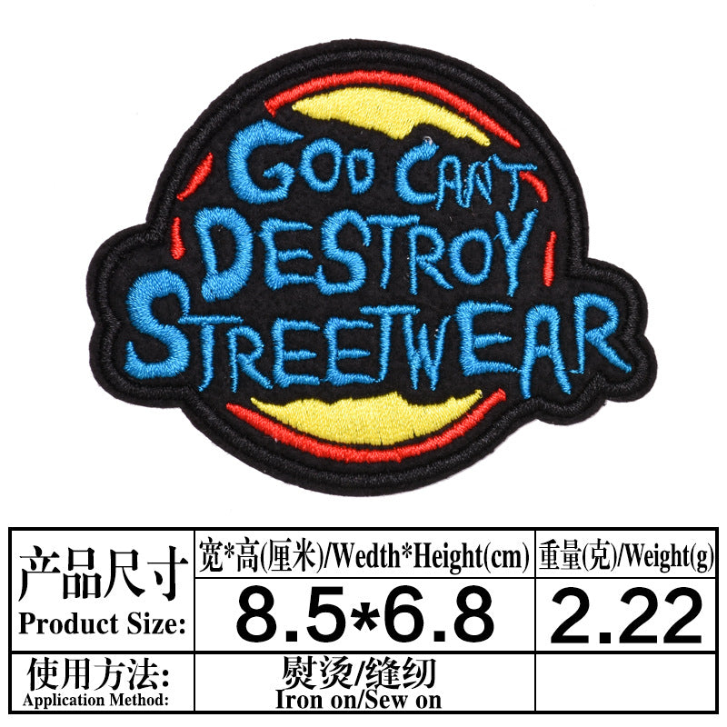 Wholesale Cloth Embroidered Patch Badges Set Of 9 For DIY Decorative Clothing Appliques