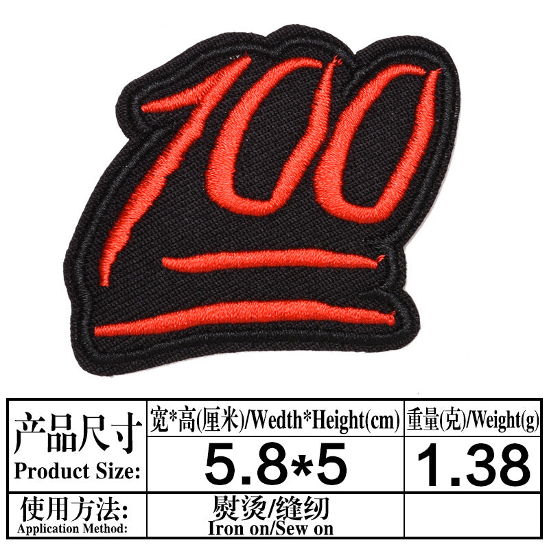 Wholesale fashion cloth stickers embroidery clothing DIY Patches