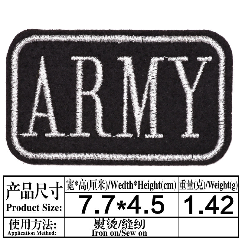 Wholesale fashion cloth stickers embroidery clothing DIY Patches