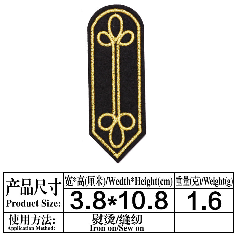 Wholesale fashion cloth stickers embroidery clothing DIY Patches