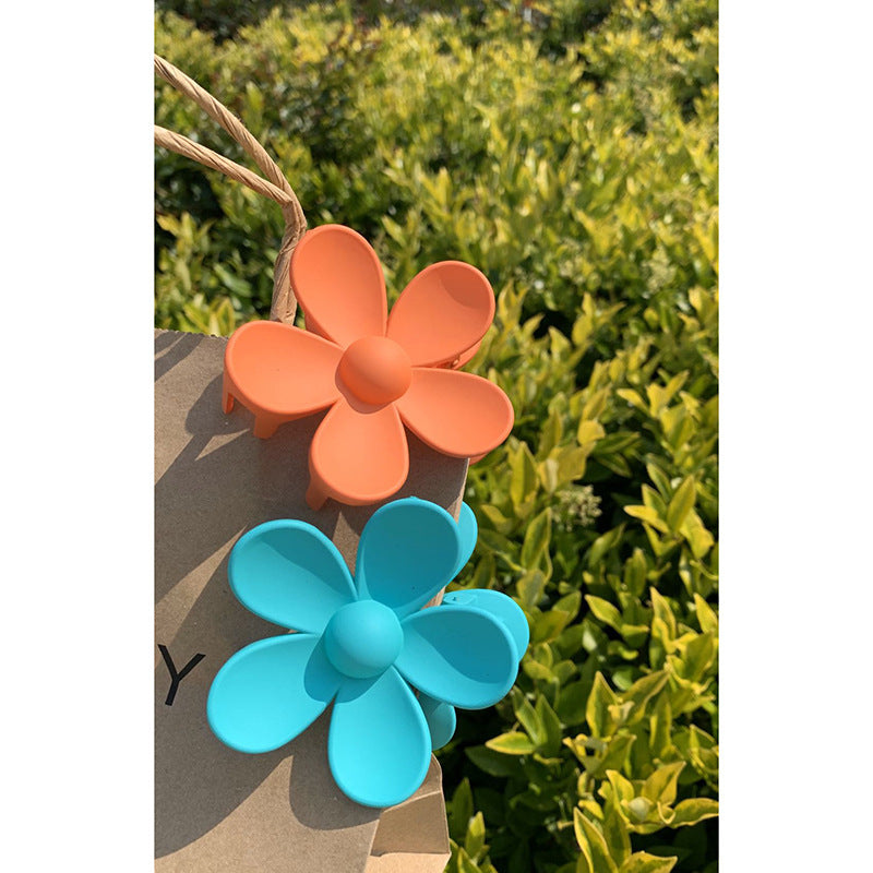 Wholesale Plastic Big Flower Hair Clip
