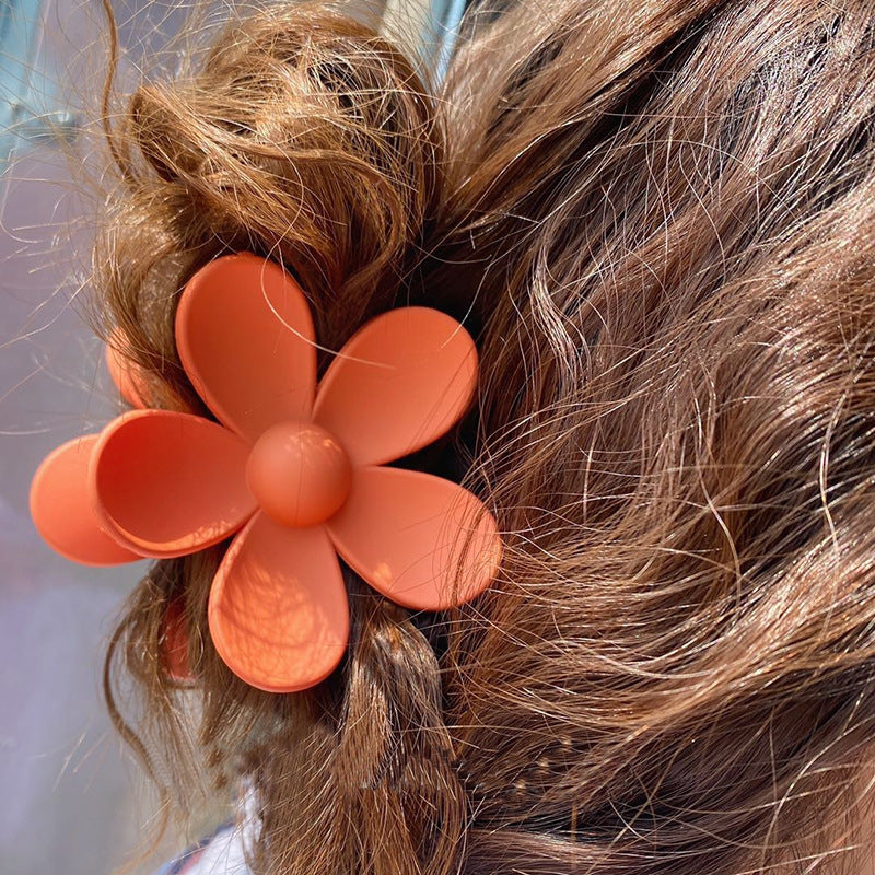 Wholesale Plastic Big Flower Hair Clip