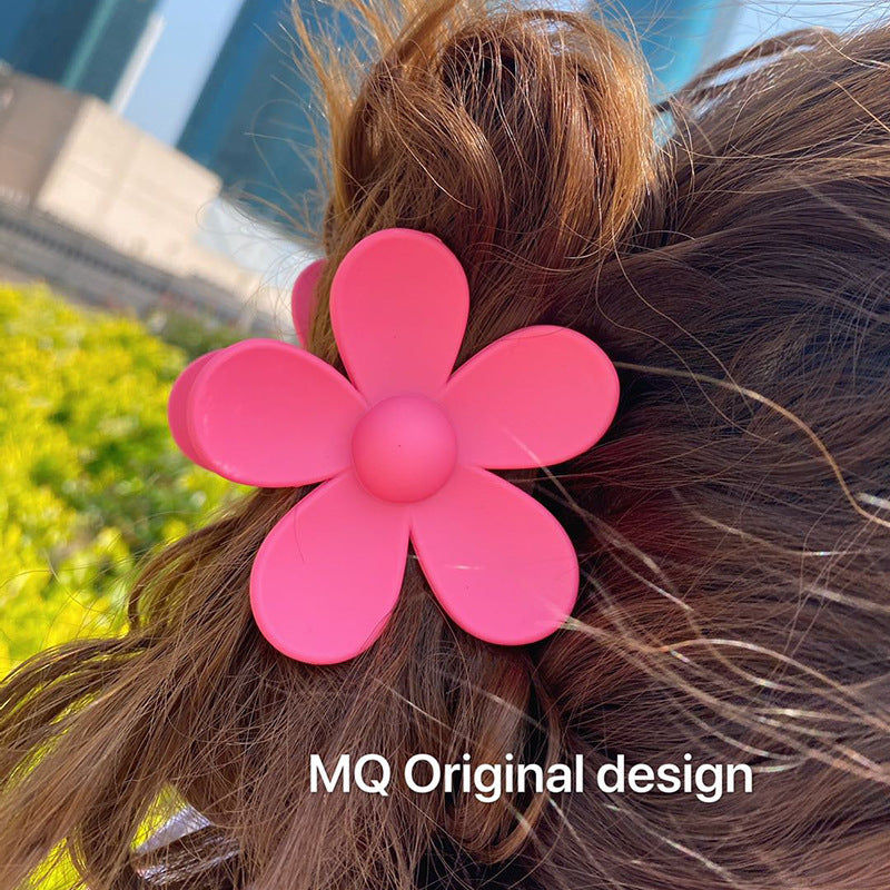 Wholesale Plastic Big Flower Hair Clip