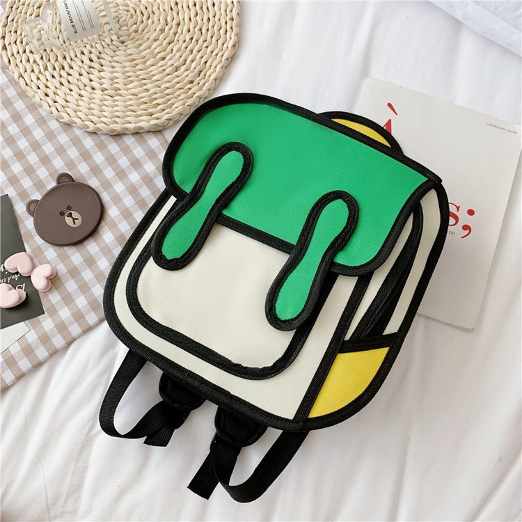 Wholesale Cartoon Cartoon 2D Children's Oxford Cloth Backpack