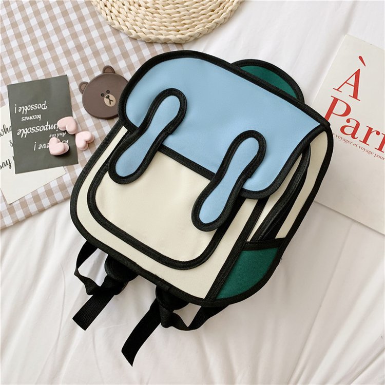 Wholesale Cartoon Cartoon 2D Children's Oxford Cloth Backpack