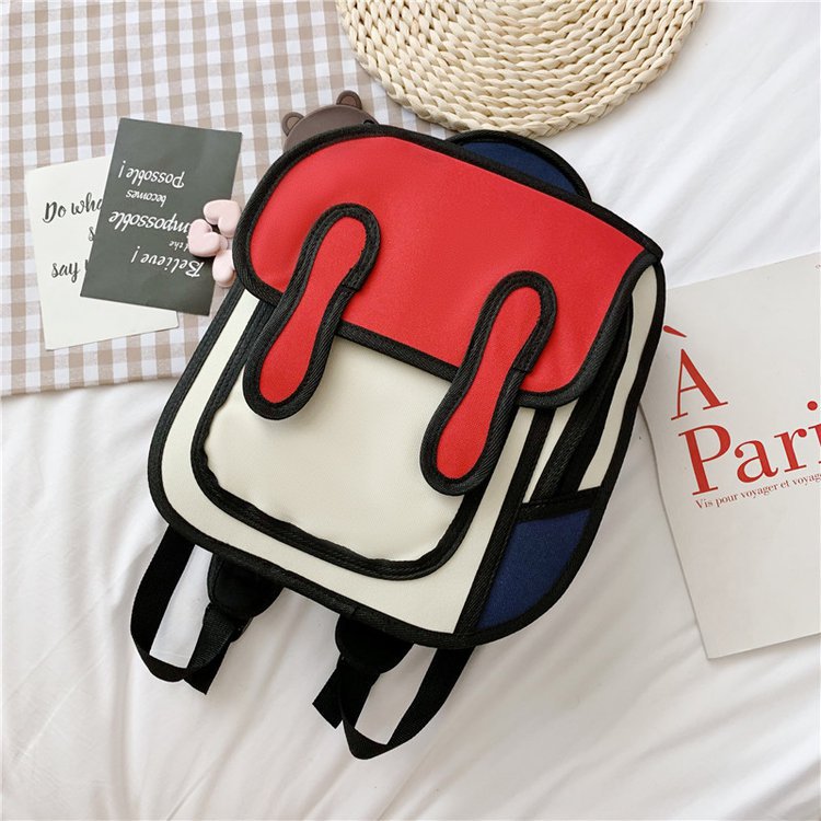 Wholesale Cartoon Cartoon 2D Children's Oxford Cloth Backpack