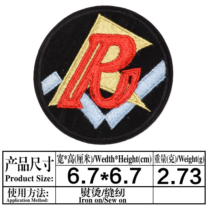 Wholesale Cloth Embroidered Patch Badges Set Of 9 For DIY Decorative Clothing Appliques
