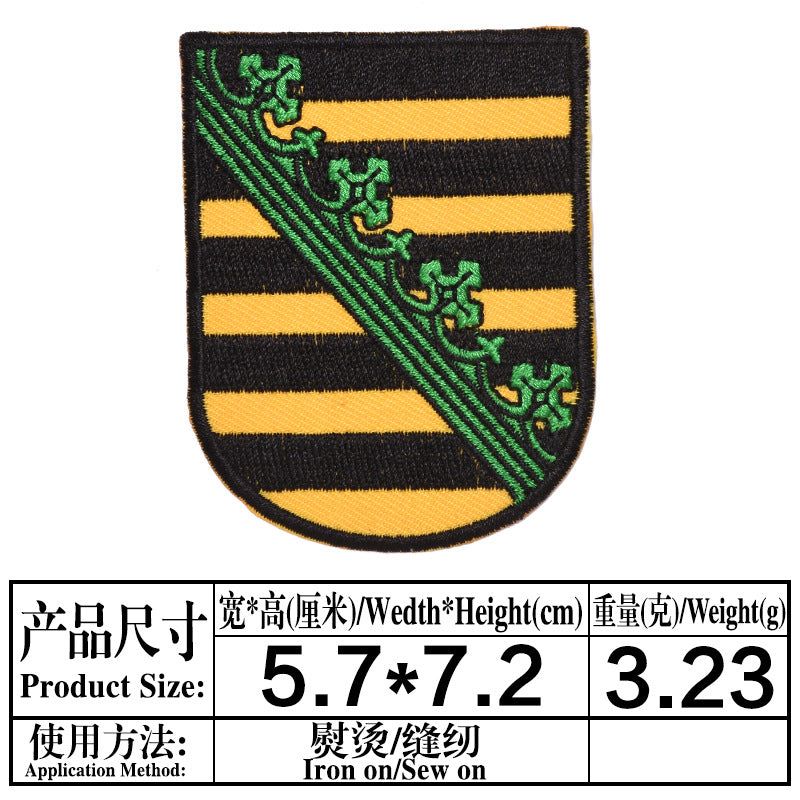 Wholesale Cloth Embroidered Patch Badges Set Of 9 For DIY Decorative Clothing Appliques