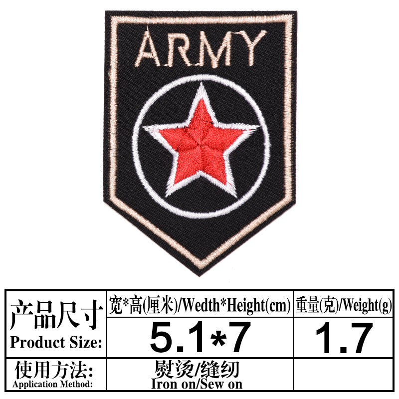 Wholesale Cloth Embroidered Patch Badges Set Of 9 For DIY Decorative Clothing Appliques