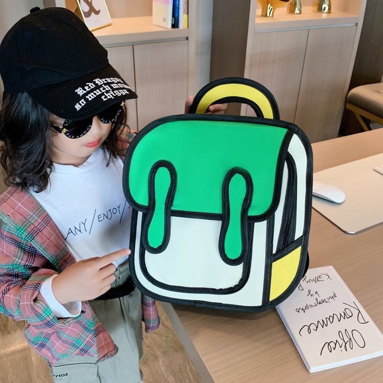 Wholesale Cartoon Cartoon 2D Children's Oxford Cloth Backpack