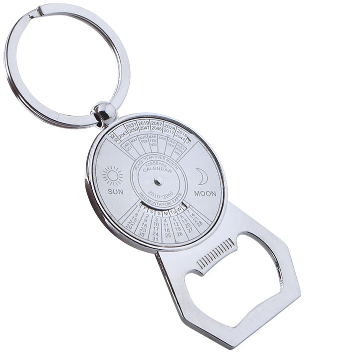 Wholesale Zinc Alloy Perpetual Calendar Keychain