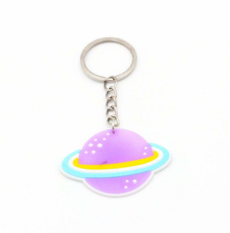 Wholesale PVC Soft Rubber Space Astronaut Keychains