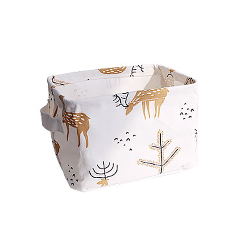 Wholesale Cotton Printed Desktop Storage Box