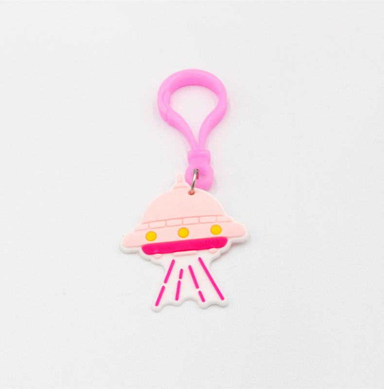 Wholesale PVC Soft Rubber Space Astronaut Keychains