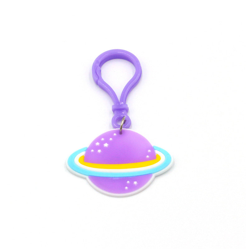 Wholesale PVC Soft Rubber Space Astronaut Keychains