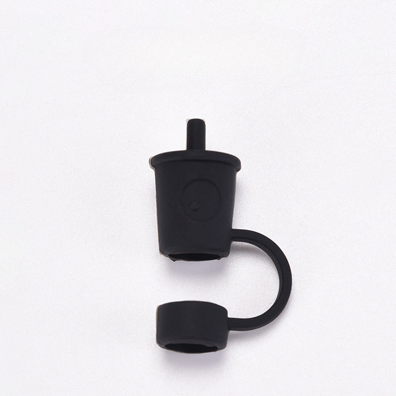 Wholesale Silicone Straw Dust Plug 0.8cm Dust Plug Straw Tube Cap