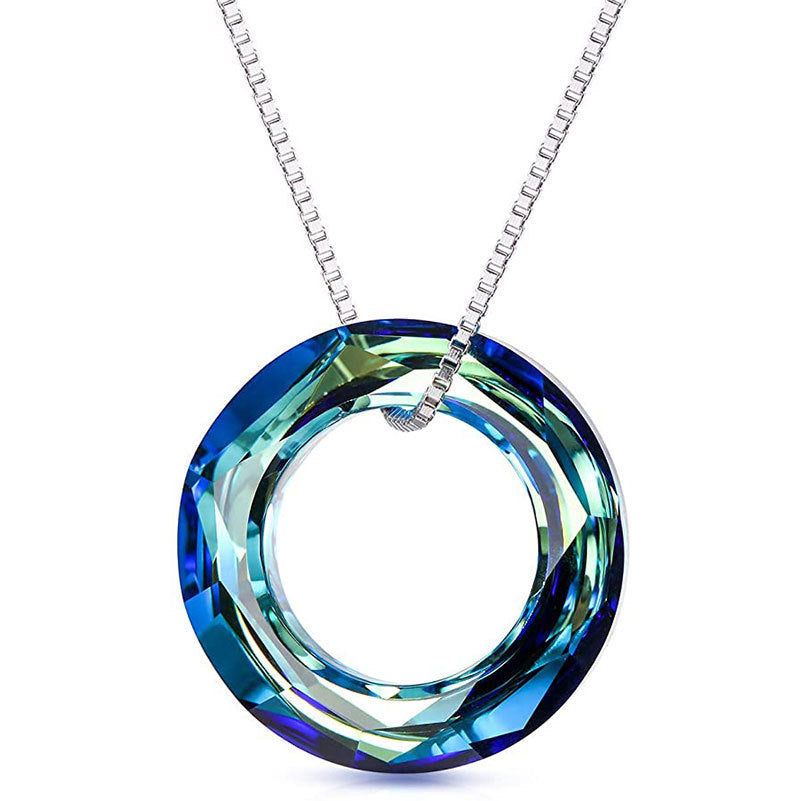 Wholesale Crystal Round Magic Clavicle Necklace