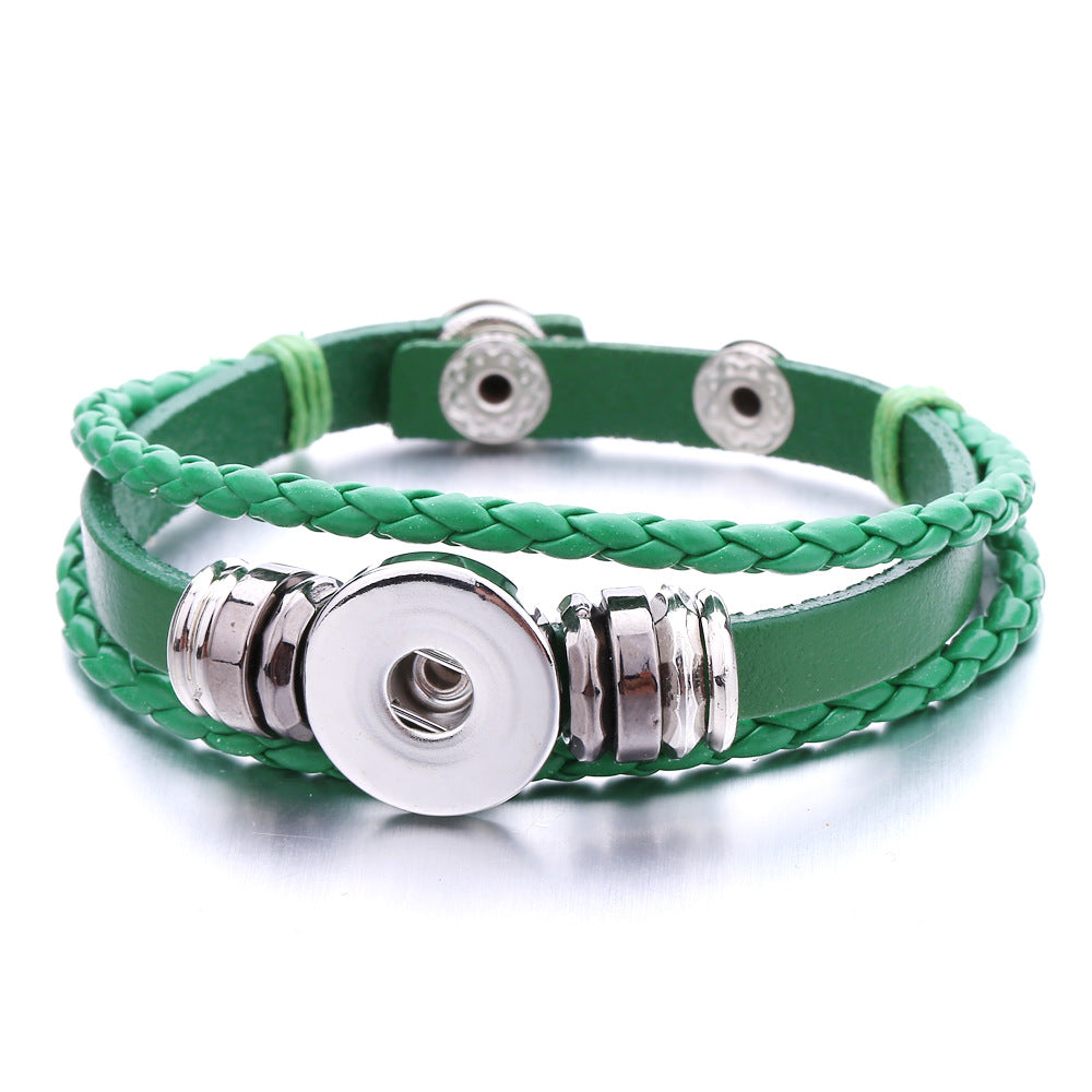 Wholesale DIY Noosa Leather Woven Bracelets