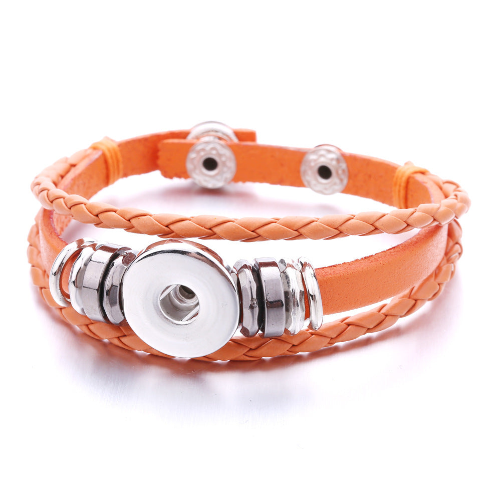 Wholesale DIY Noosa Leather Woven Bracelets
