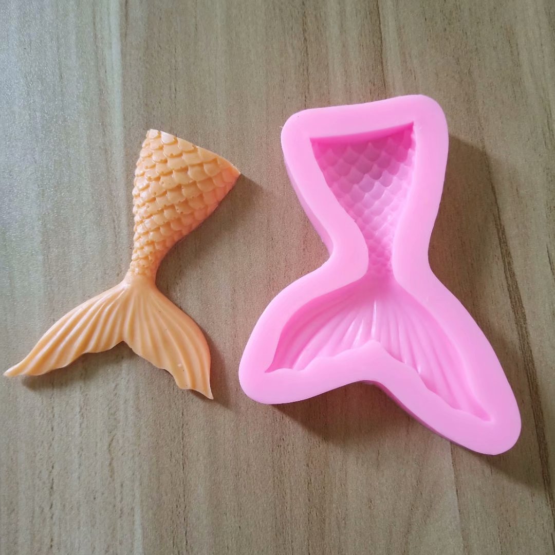 Wholesale Ocean Series Seashell Conch Coral Silicone Cake Decoration