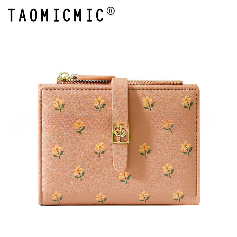 Wholesale Printed Short Cute Cartoon Female Short Coin Purse