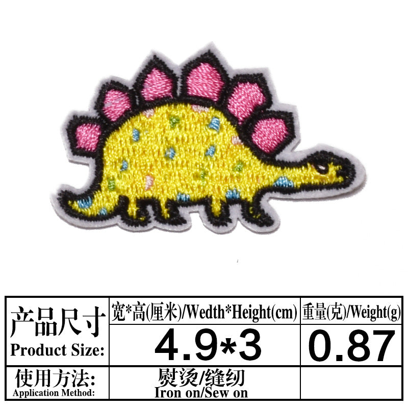 Wholesale Boutique Cartoon Fruit Embroidery Patches Felt Cloth Sew On DIY Clothing Decor Repair Accessory