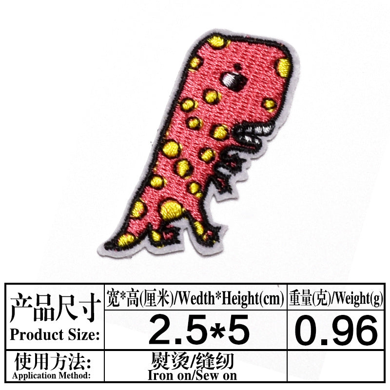 Wholesale Boutique Cartoon Fruit Embroidery Patches Felt Cloth Sew On DIY Clothing Decor Repair Accessory