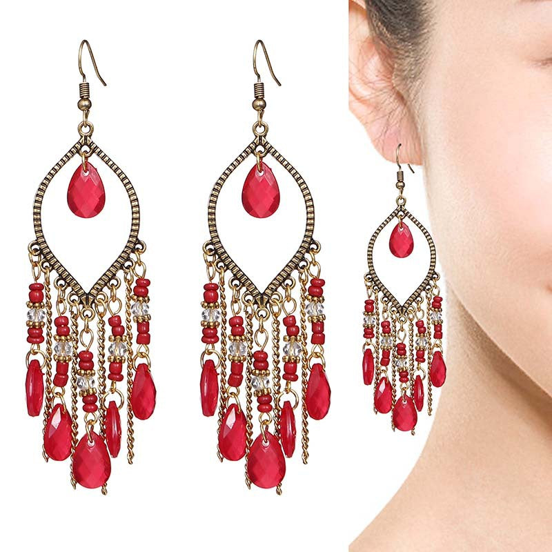 Wholesale Retro Creative High-end Bohemian Ethnic Style Earrings