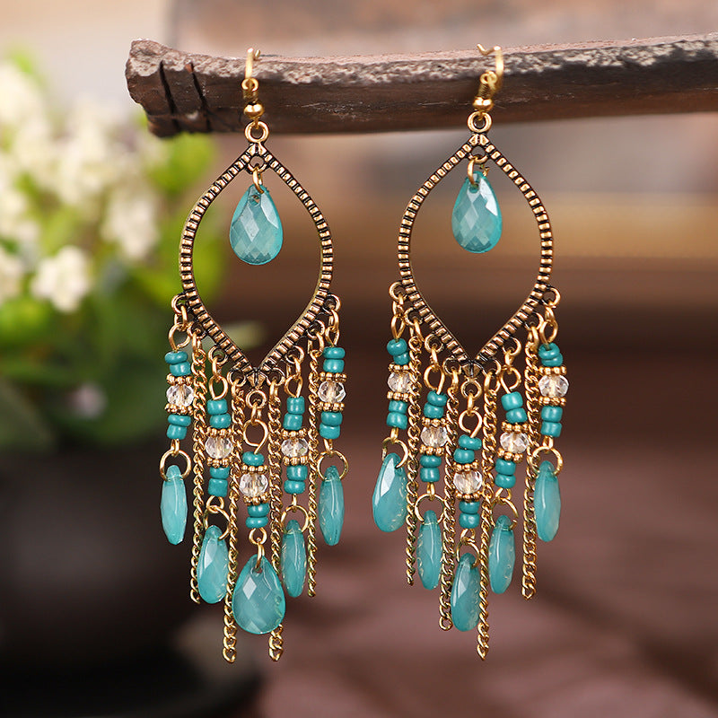 Wholesale Retro Creative High-end Bohemian Ethnic Style Earrings