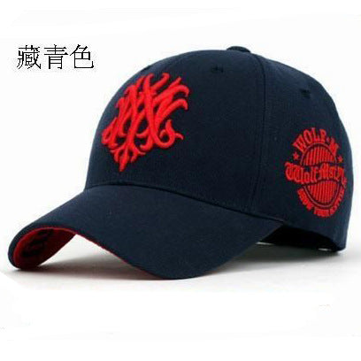 Wholesale Summer M Wolf Baseball Cap Hip Hop Fashion Outdoor Sunshade Cap