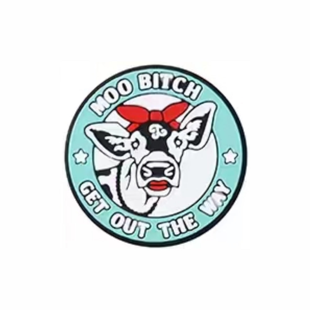 Wholesale 20pcs Cartoon Cow Rooster Gesture Letter Pattern Silicone Beads