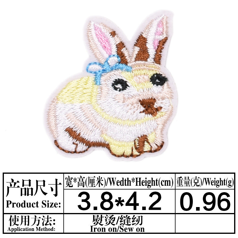 Wholesale Boutique Cartoon Fruit Embroidery Patches Felt Cloth Sew On DIY Clothing Decor Repair Accessory