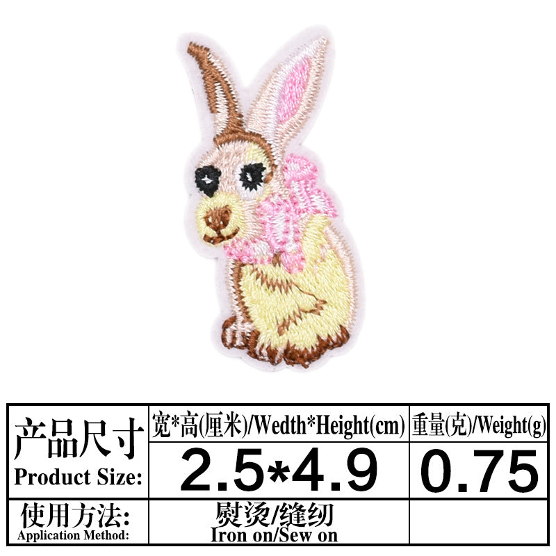 Wholesale Boutique Cartoon Fruit Embroidery Patches Felt Cloth Sew On DIY Clothing Decor Repair Accessory
