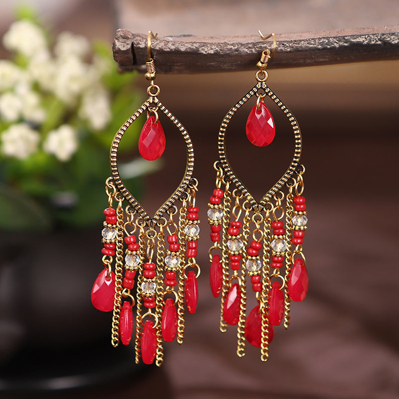 Wholesale Retro Creative High-end Bohemian Ethnic Style Earrings