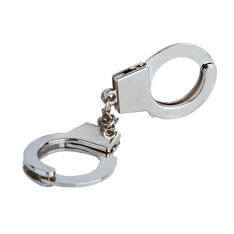 Wholesale Metal Simulation Handcuffs Keychain