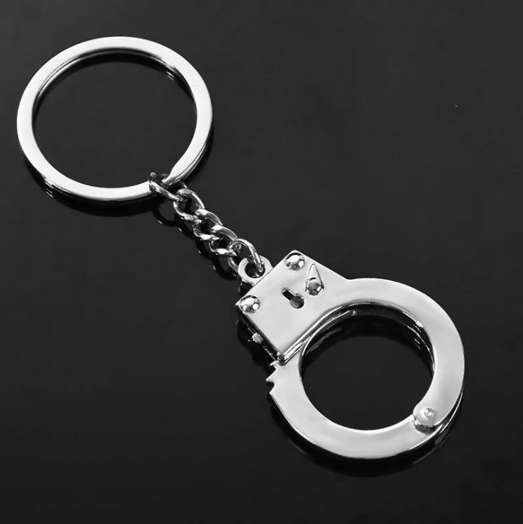 Wholesale Metal Simulation Handcuffs Keychain