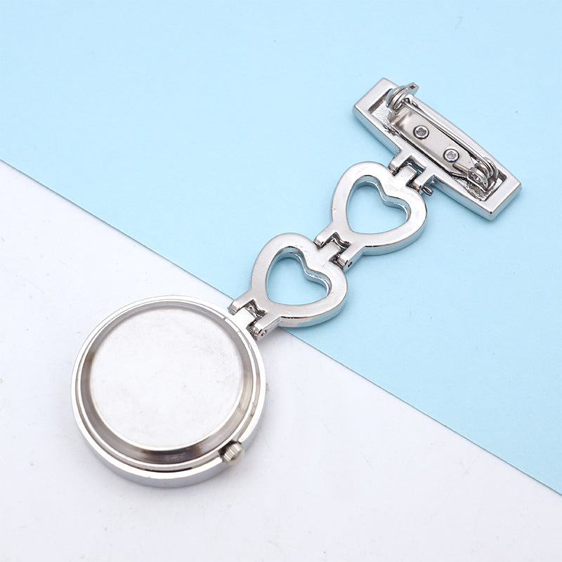 Wholesale Alloy Tumbled Nurse Watch Hanging Chest Watch