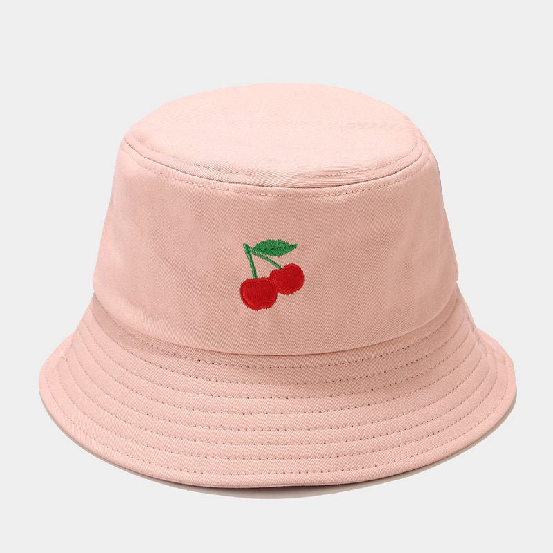 Wholesale Cotton Fruit Pattern Embroidery Bucket Hat