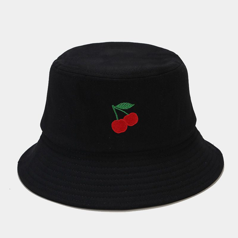 Wholesale Cotton Fruit Pattern Embroidery Bucket Hat