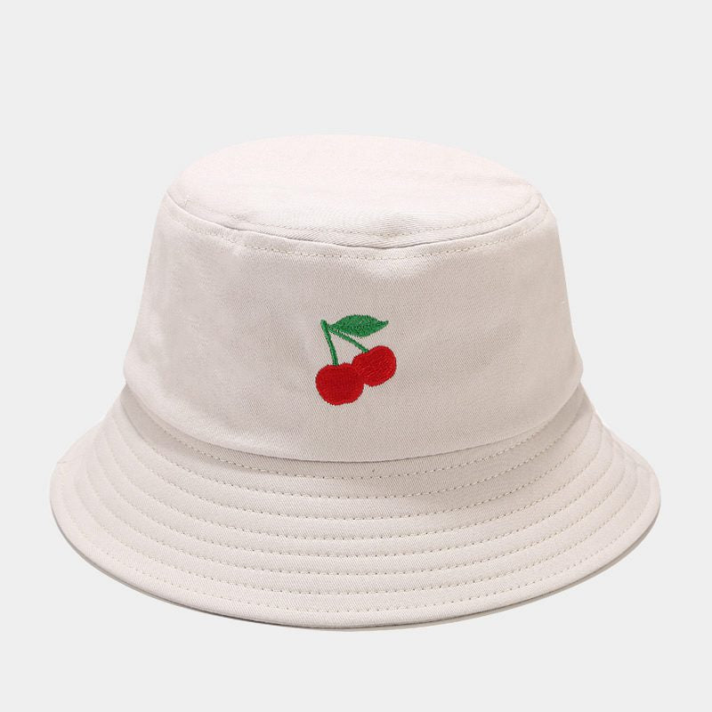 Wholesale Cotton Fruit Pattern Embroidery Bucket Hat