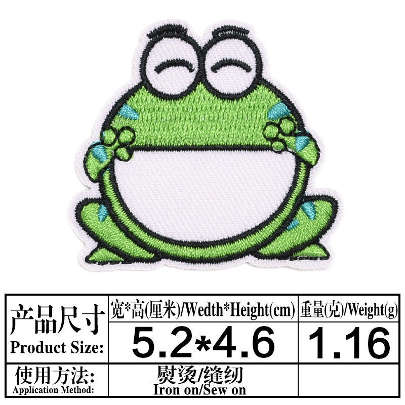 Wholesale Boutique Cartoon Fruit Embroidery Patches Felt Cloth Sew On DIY Clothing Decor Repair Accessory