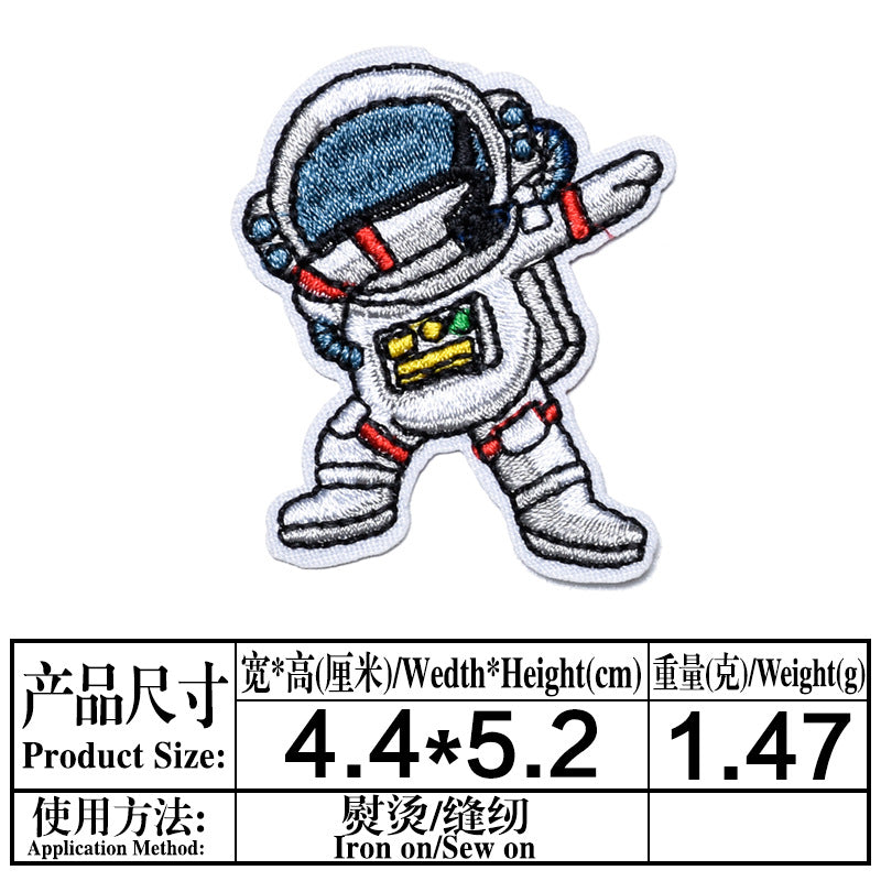 Wholesale Astronaut Air Force Diver Embroidery Patches DIY Clothing Decorative Accessory Casual Party Gift
