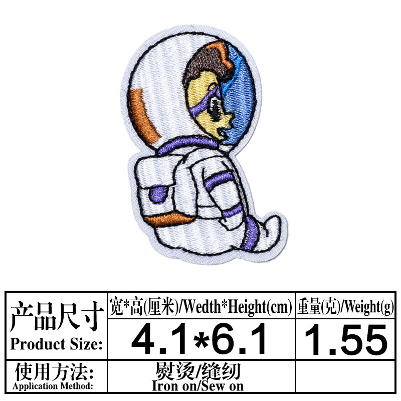 Wholesale Astronaut Air Force Diver Embroidery Patches DIY Clothing Decorative Accessory Casual Party Gift