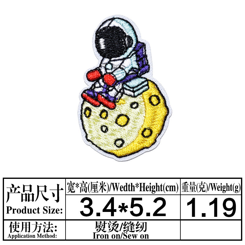 Wholesale Astronaut Air Force Diver Embroidery Patches DIY Clothing Decorative Accessory Casual Party Gift
