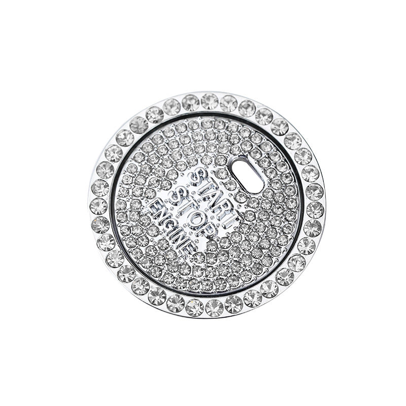 Wholesale Alloy Diamond Car Start Ignition Key Button Ring